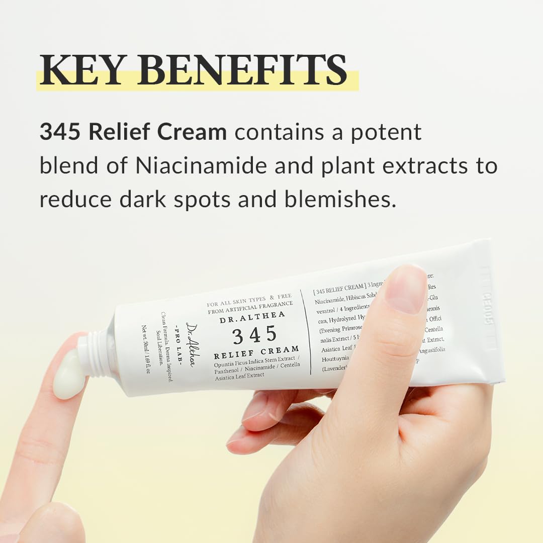 Dr.Althea 345 Relief Cream, Daily Face Moisturizer