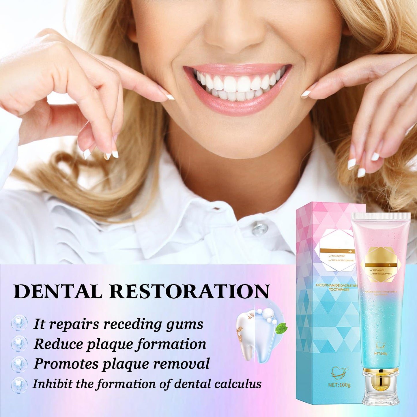 Radiant White Toothpaste - 2PC