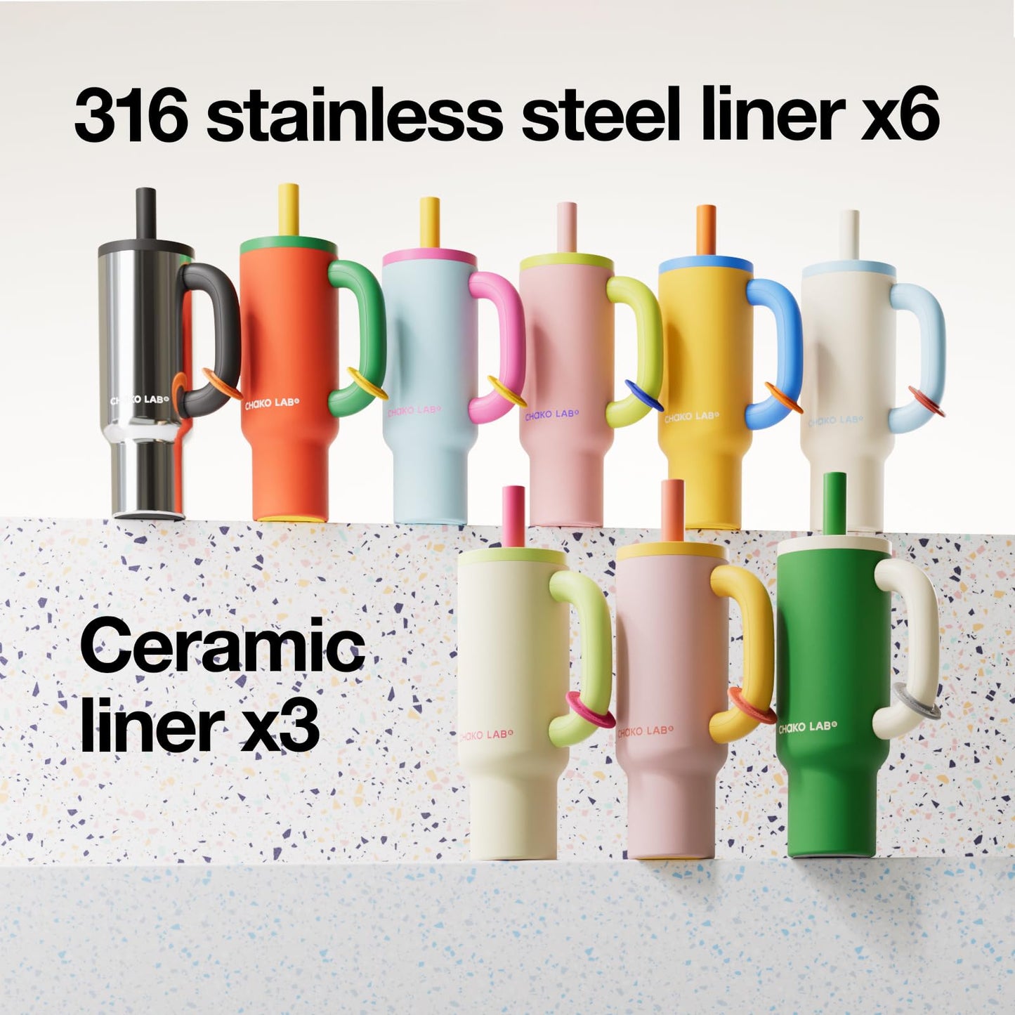 CHAKO LAB Insulated Stainless Steel Tumbler