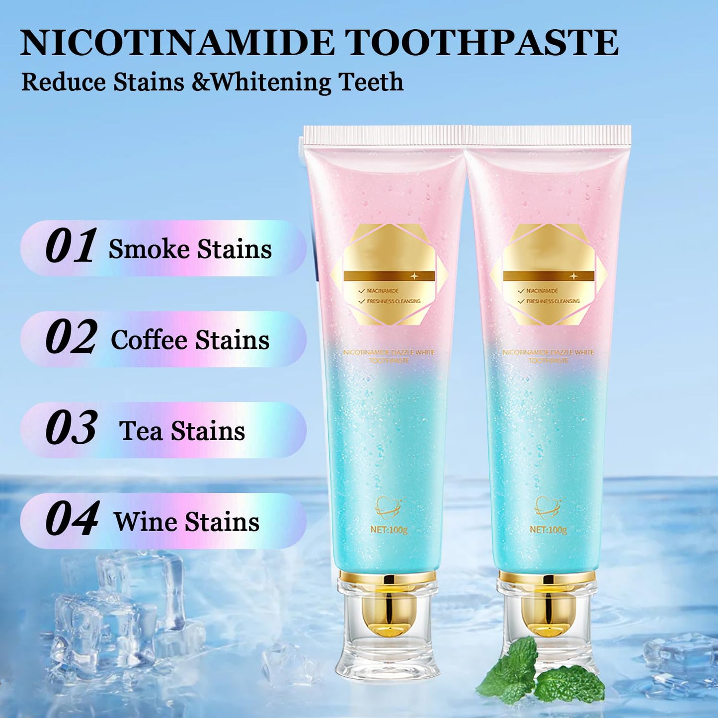 Radiant White Toothpaste - 2PC